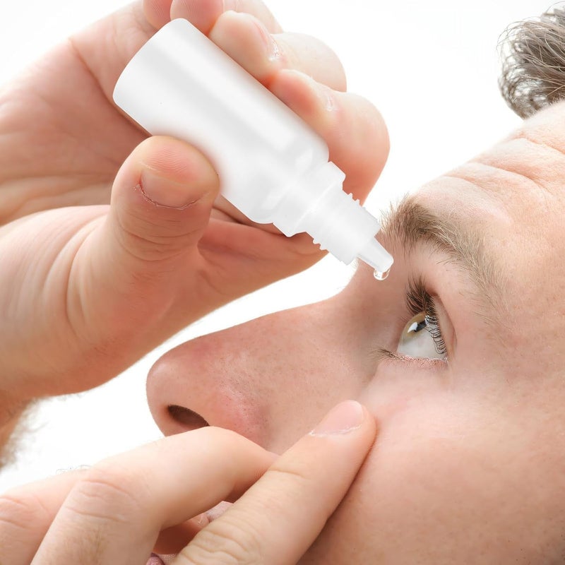 Pretwad 5 PCS (4 Bottles + 1 Funnel) 15ml (0.5oz) Small Plastic Dropper Bottles - Empty, White Eye Liquid Dropper Bottles, Squeezable & Portable Travel Containers for Eye Drops, Refillable with Cap and Plug - Image 5